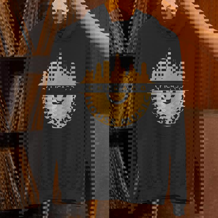 シカゴハウスミュージックシティスケープビニールレコードレイブテクノ Edm パーカー