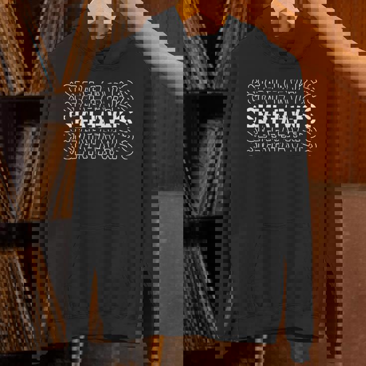 シーホークス 学校 スポーツチーム マスコット タウンゴーカレッジ アスリート パーカー