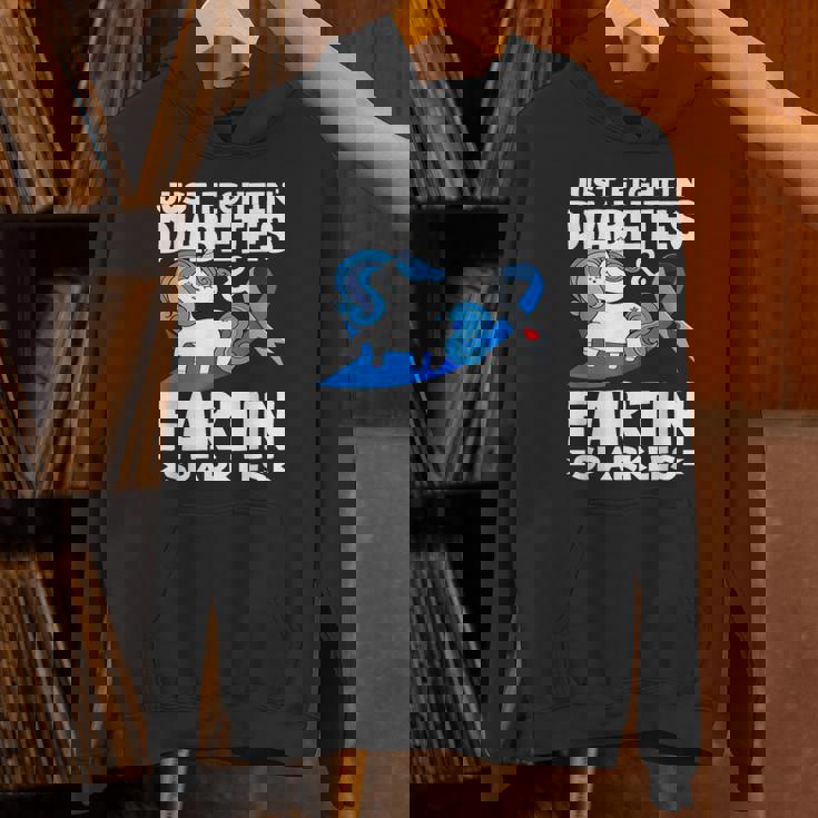 ジャスト・ファイティン・ダイアベティス＆ファーティン・スパークルズ 1型糖尿病 パーカー