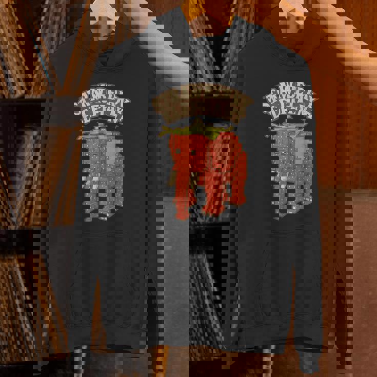 ストロベリーエレファント 面白い イタリアンブレインロットスラング ゲームミーム パーカー