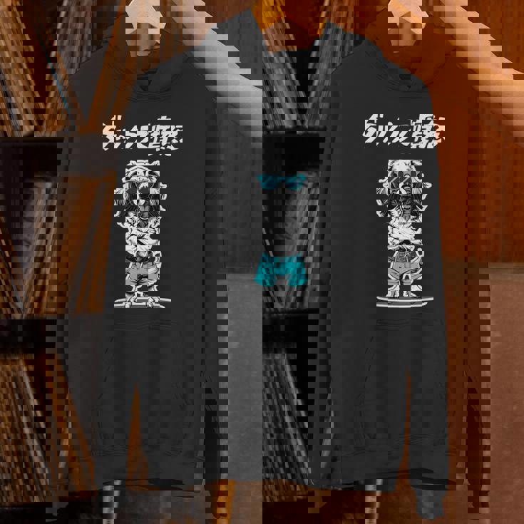 ダックス憤怒 ダックスフンド グッズ 犬 おもしろ 面白い ダジャレ 親父ギャグ 長袖tシャツ パーカー