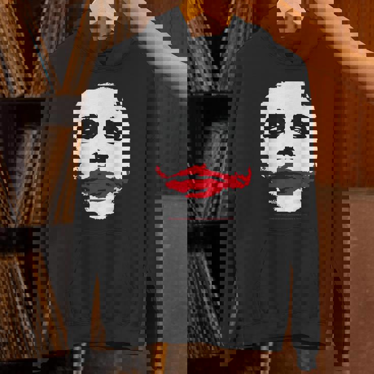 ダークナイトジョーカーの顔 ミニマリスト 象徴的なイメージ パーカー