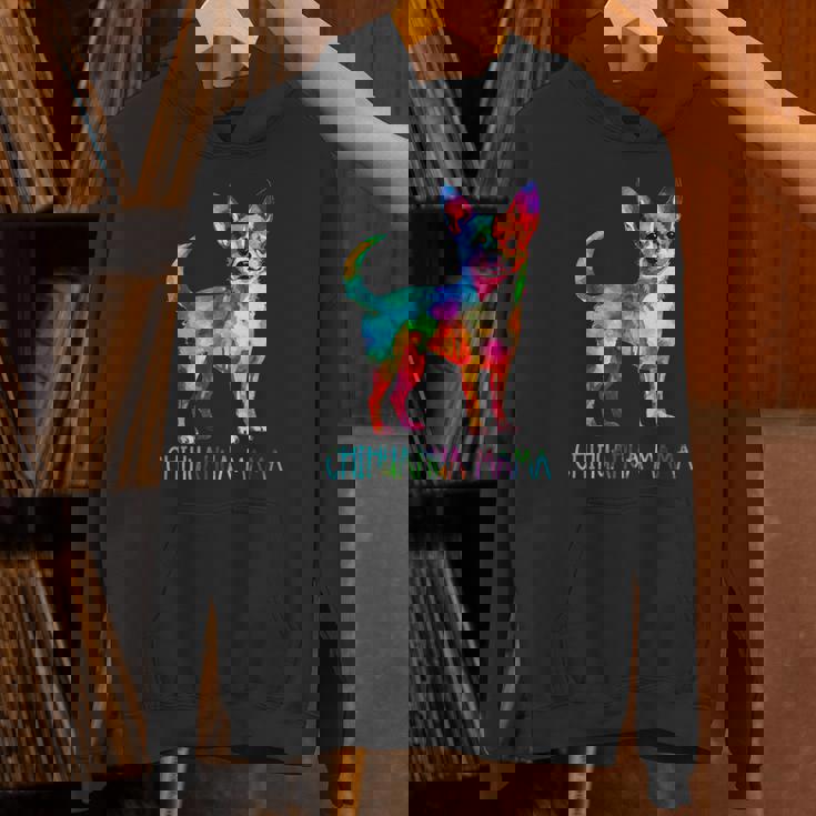 チワワ ママ 水彩画 芸術的 犬 恋人 ティーカップ パーカー