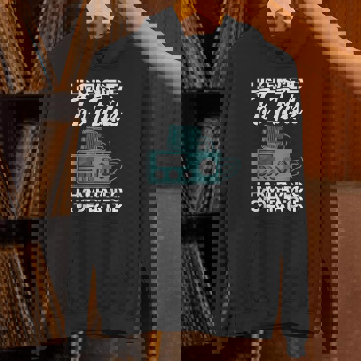 トークハム ラジオオペレーターアマチュア無線 ハム無線機許諾済 パーカー