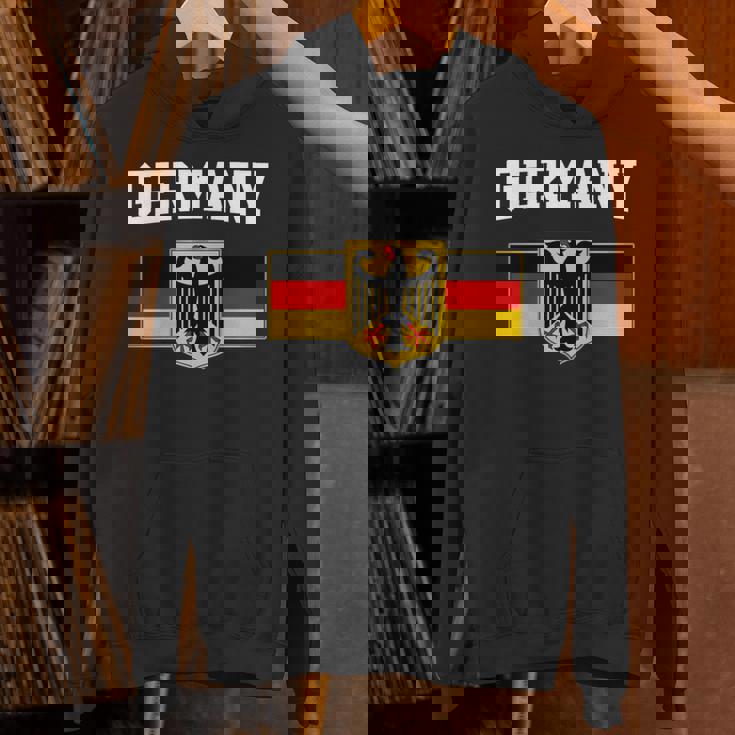 ドイツの国旗 ドイツの国章 長袖tシャツ パーカー