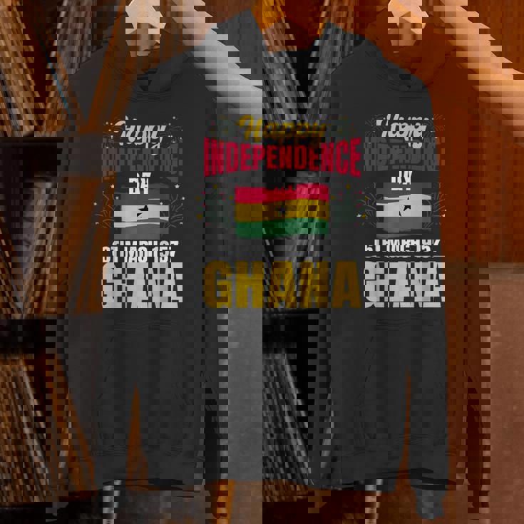 ハッピー独立記念日 ガーナ ガーナの歴史の誇り パーカー