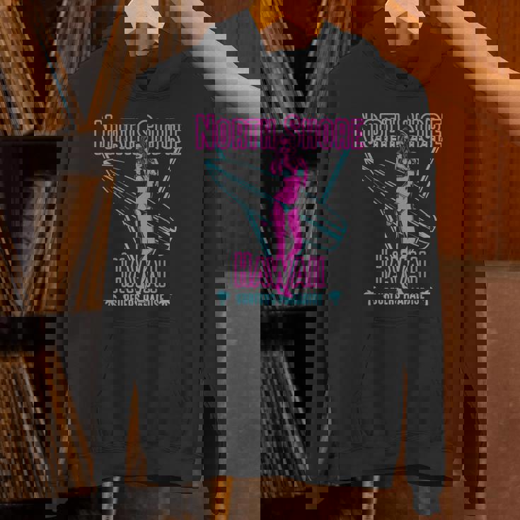 ハワイ サーファー ガール ノースショア 長袖tシャツ パーカー