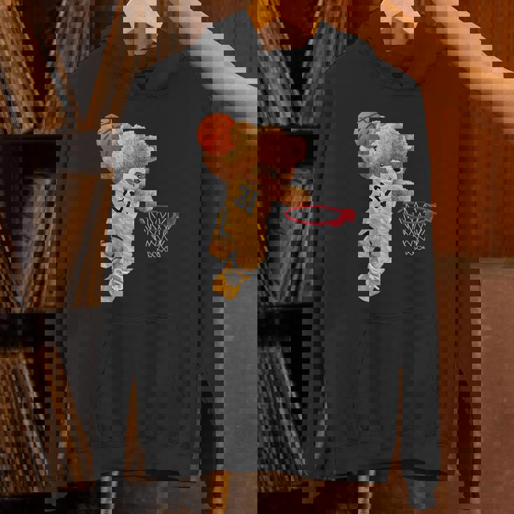 バスケットボール かわいい テディベア パーカー