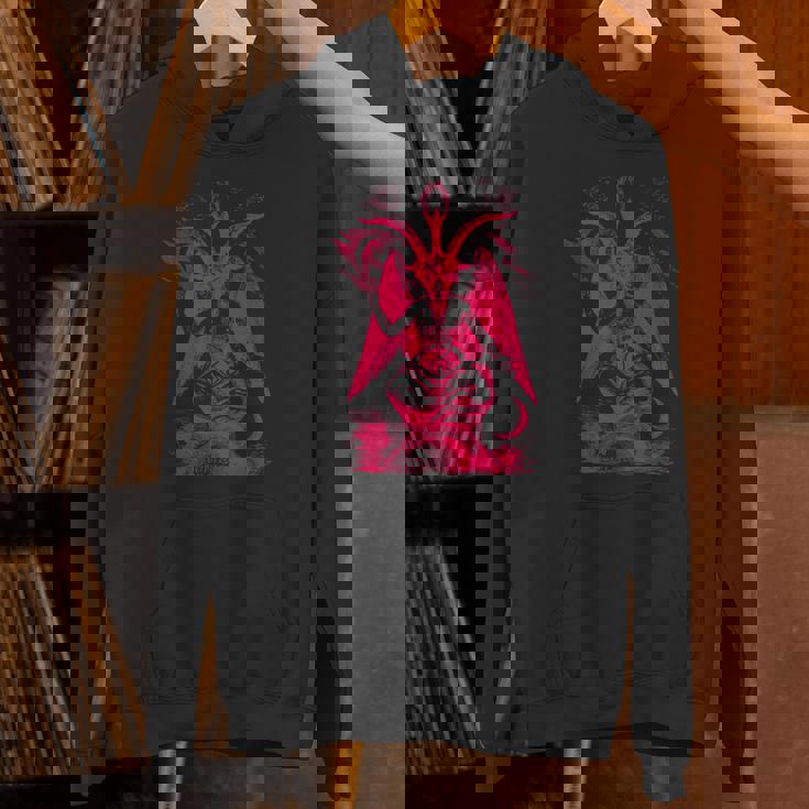 バフォメットオカルトヤギ悪魔崇拝サタンデーモン召喚 パーカー