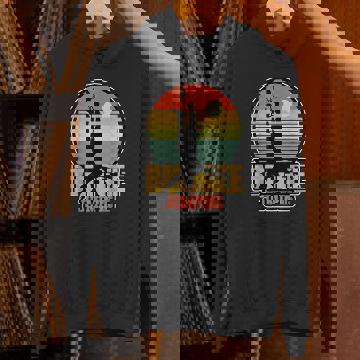 バンジージャンプ バンジージャンプ エクストリームスポーツファン パーカー