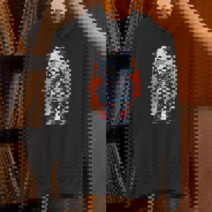 パンダ ストリート 都会 ヒーロー パーカー