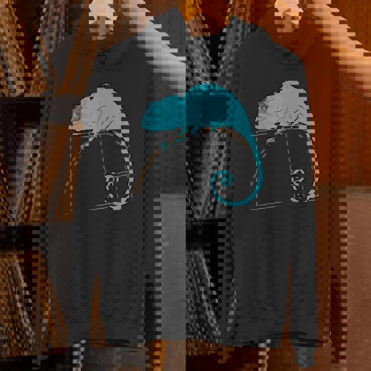 フィボナッチカメレオン黄金比 パーカー