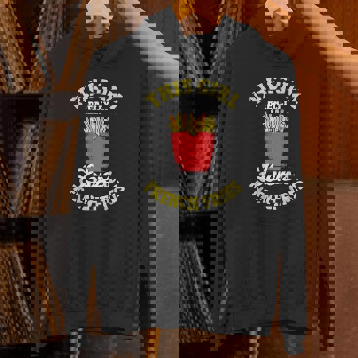 フライドポテト この子は本当にフライドポテトが好きなんだ フライドポテト パーカー