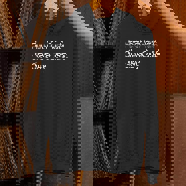 プーチンフライドポテト・チーズカード・グレービー パーカー