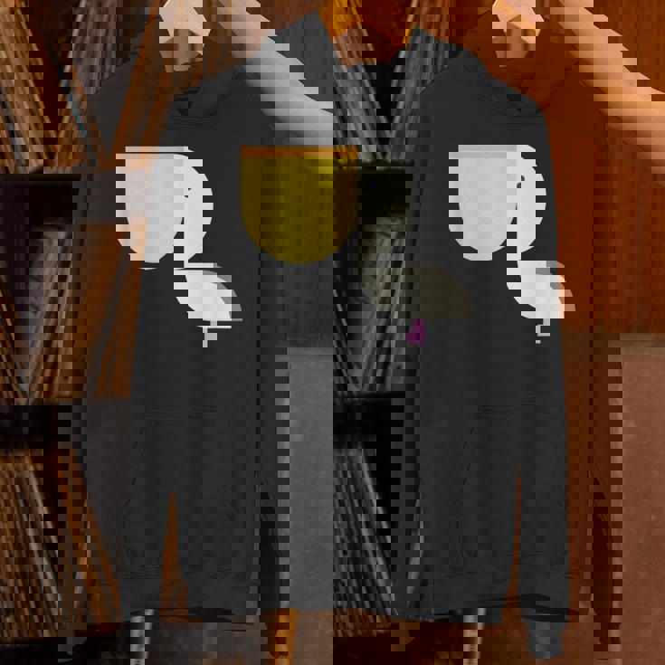 ペリカン アニマル イラスト ミニマル 図案 シンプル ユニセックス ギフト パーカー