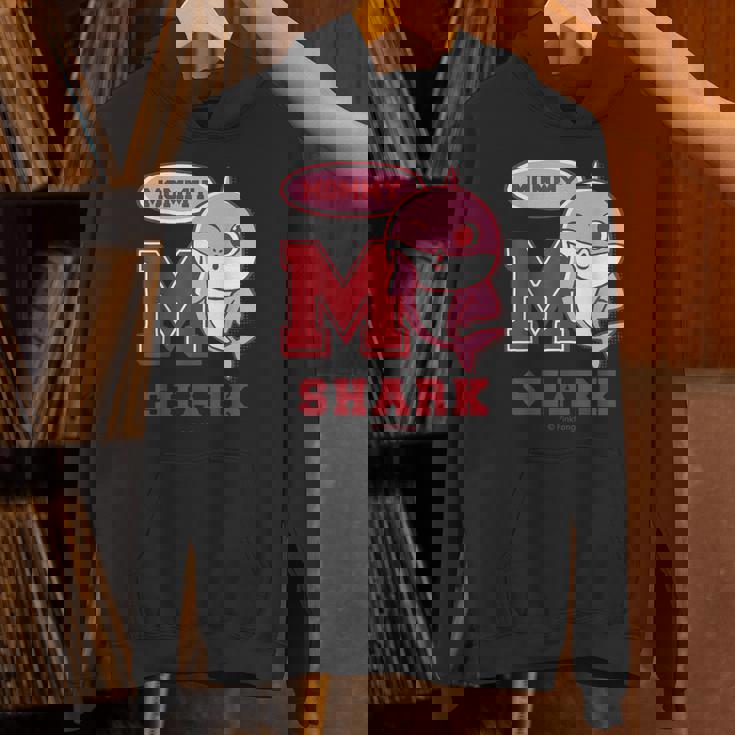 ママシャーク・レトロ・ベイシャーク・サメなかぞく・プレゼント・キッズ・メンズ・ウーマンズ パーカー