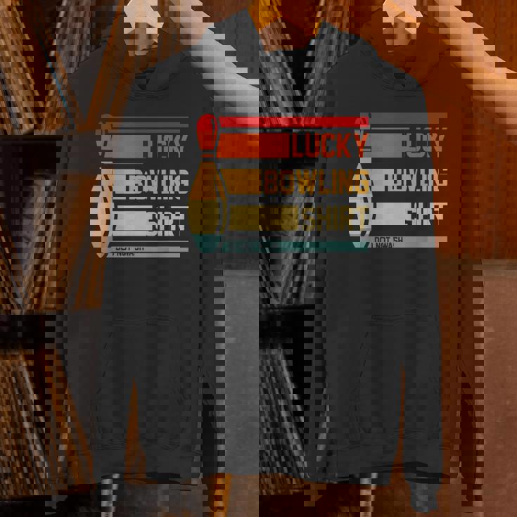 ラッキーボーリングシャツ おもしろボーリングトーナメントボウラーヴィンテージ パーカー