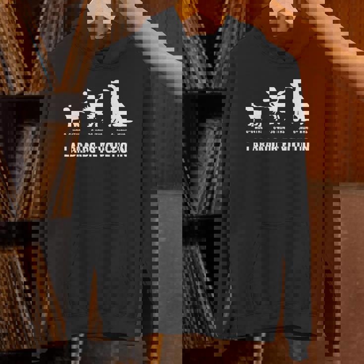 ラブラドールレトリバー エボリューションデザイン ラブラドールオーナー向け 長袖tシャツ パーカー