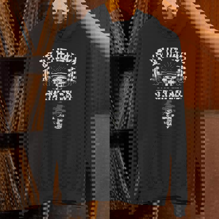 リフトヘビーステイエモジムとフィットネスウエイトリフティング パーカー