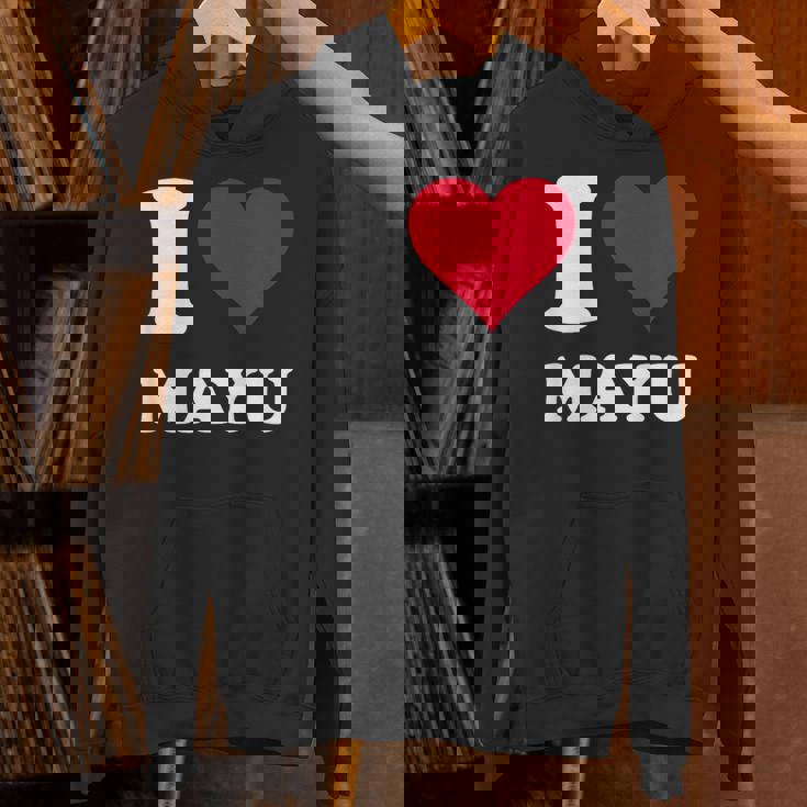 レッドハート I Love Mayu パーカー