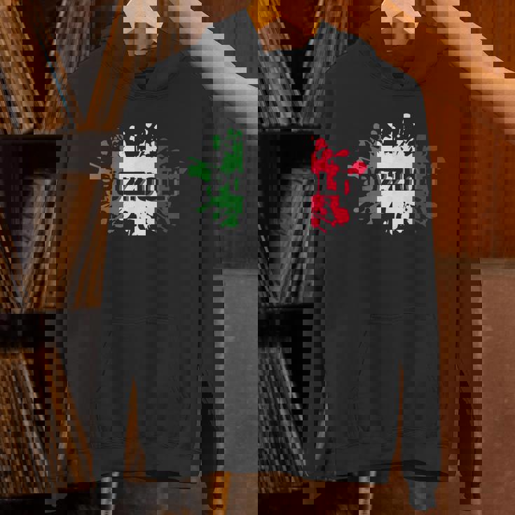 レトロ イタリア シティ ポッツォーリ パーカー