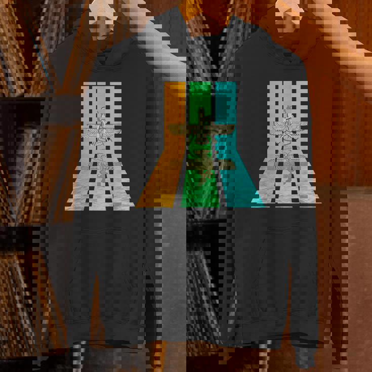 レトロ80年代ヴィンテージ風アヌンナキ パーカー