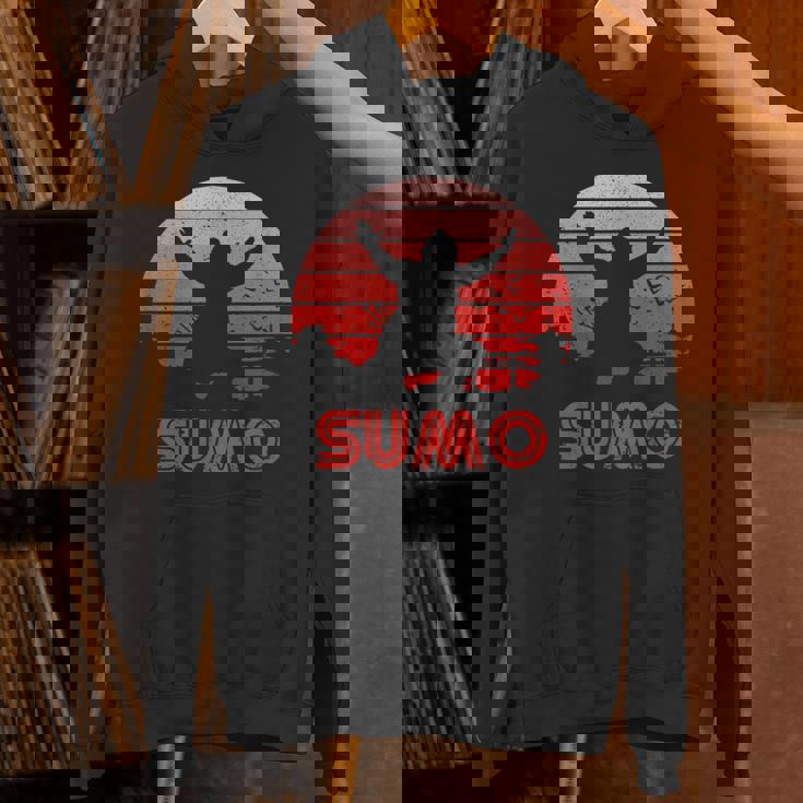 レトロサンセット相撲 パーカー