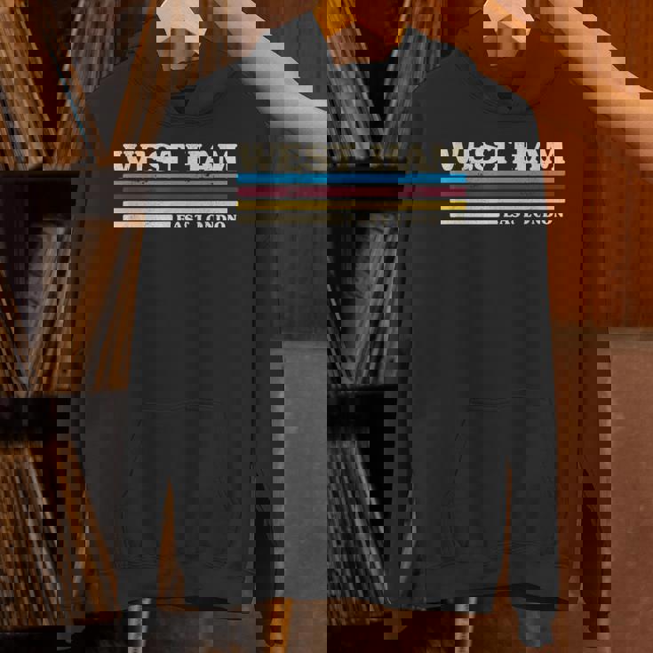 レトロストライプ ウエストハム パーカー