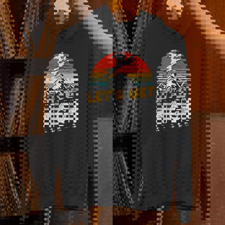 レトロヴィンテージスキー Let's Get High 長袖tシャツ パーカー