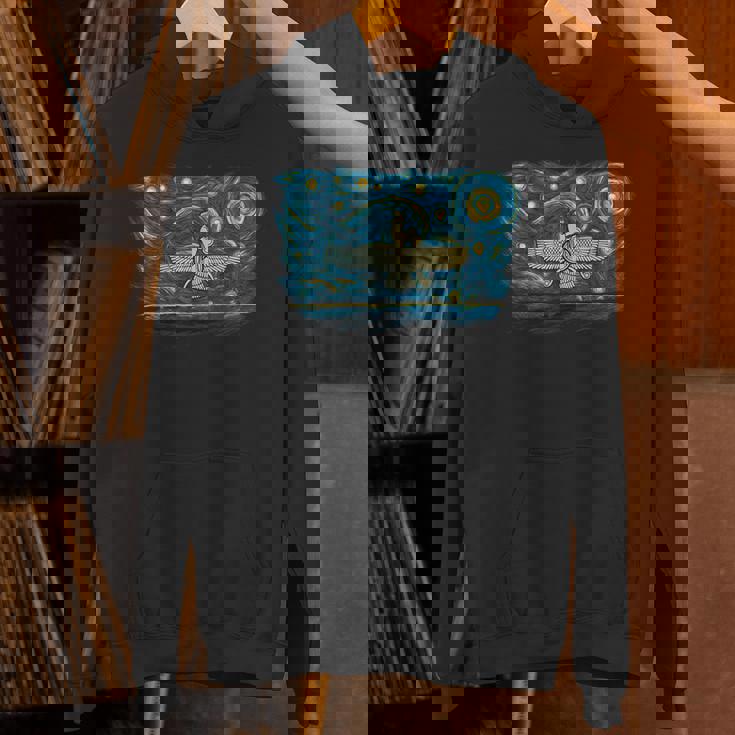 レトロヴィンテージスタイルアヌンナキ パーカー