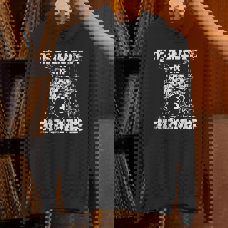 ロックミュージックドラマー パーカー