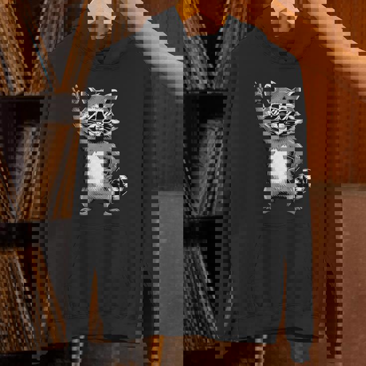 ロックンラスカルサングラスでクール パーカー