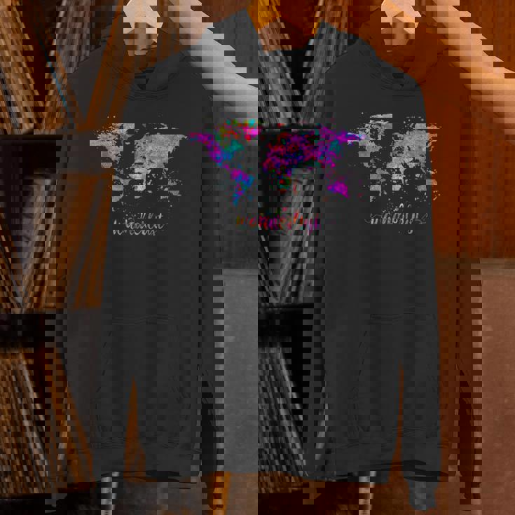 ワンダーラストの世界地図 パーカー