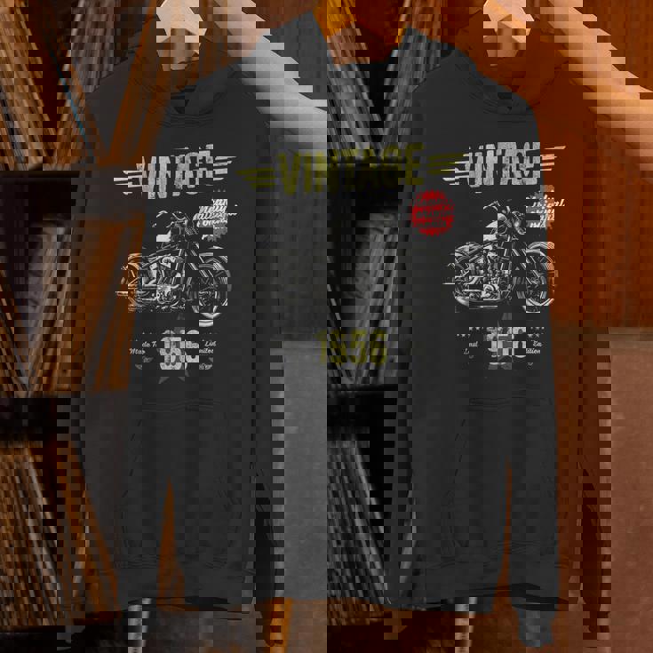 ヴィンテージ クラシック 誕生 1956 70歳の誕生日 レトロ バイク パーカー