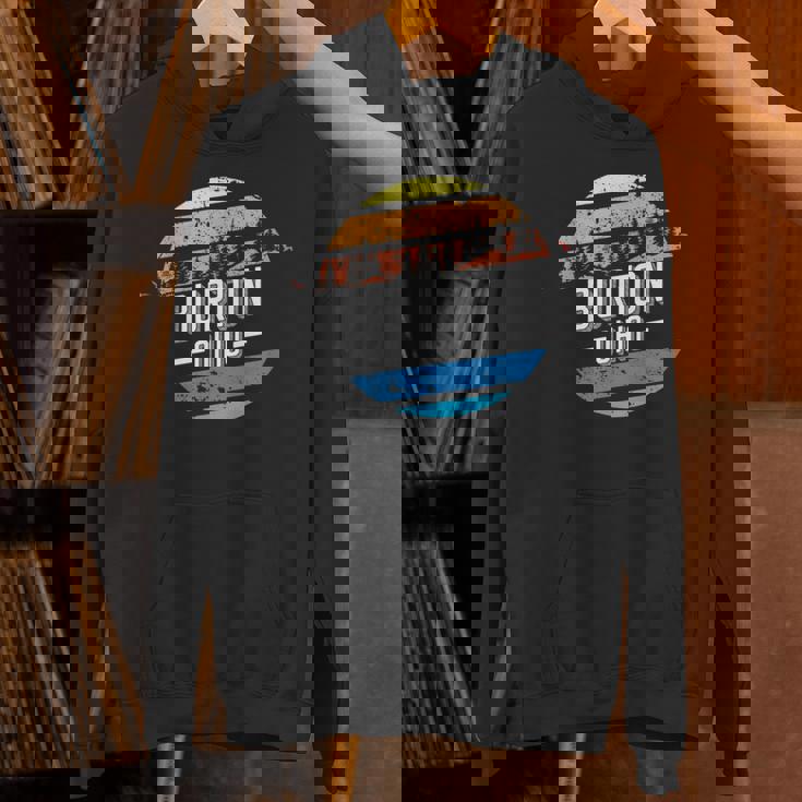 ヴィンテージ バートン オハイオ州サンセットお土産プリント パーカー