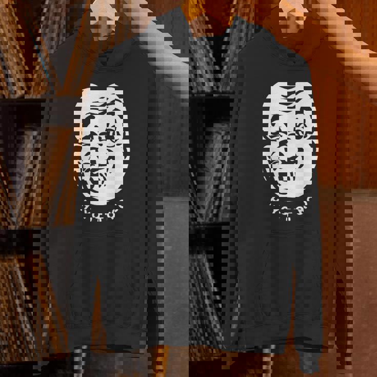 伝統的な日本のマスク、ひょっとこ様式デザイン。 パーカー