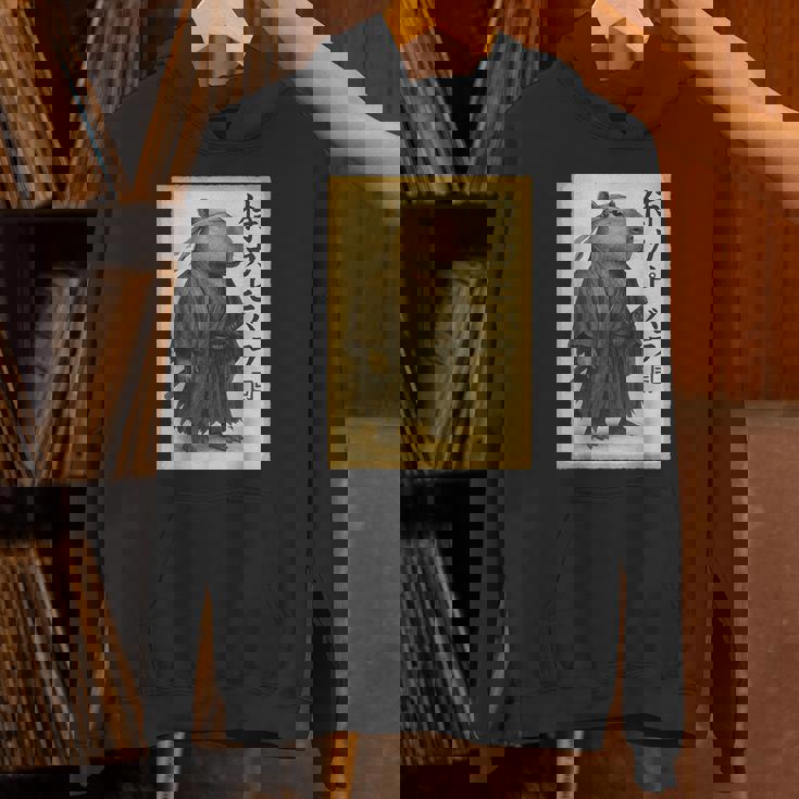 侍カピバラジャパン ビンテージアート パーカー