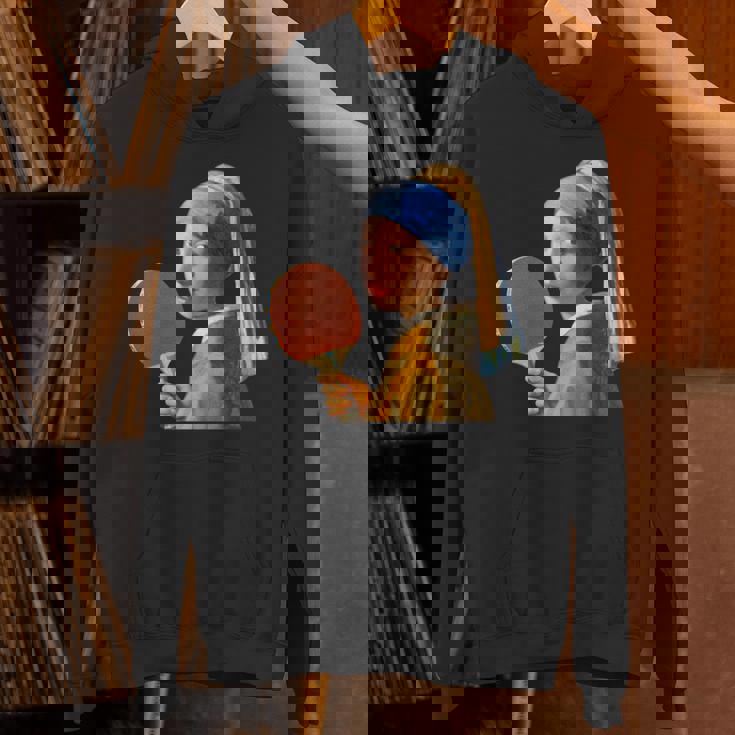 卓球 面白いtシャツ ボール ピンポン おもしろ 服 ネタ メンズ 卓球部 おもしろグッズ 大人 子供 長袖tシャツ パーカー