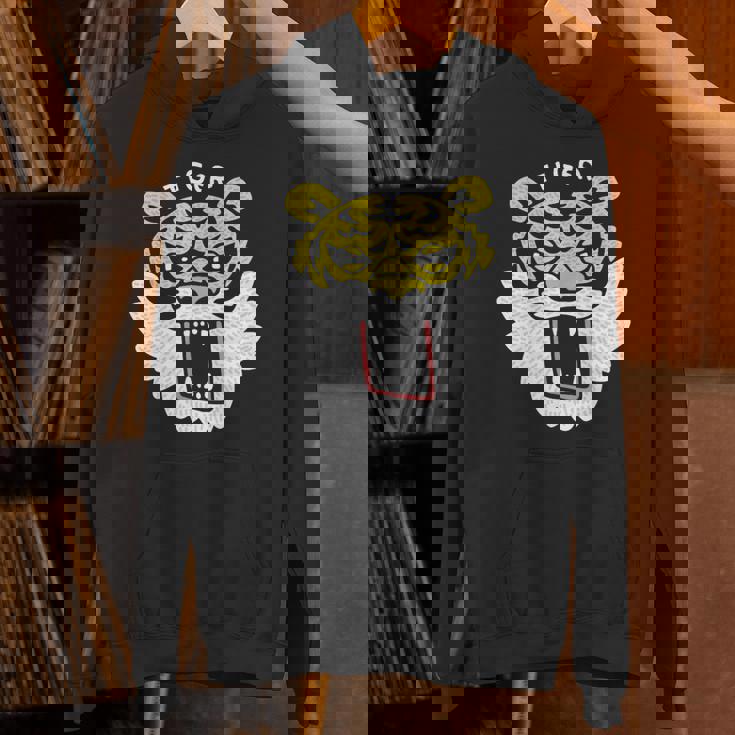 和風タイガーフェイス – ゆるかわ虎デザイン パーカー