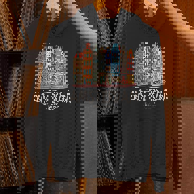 夜のアムステルダム-オランダオランダ-アムステルダム パーカー