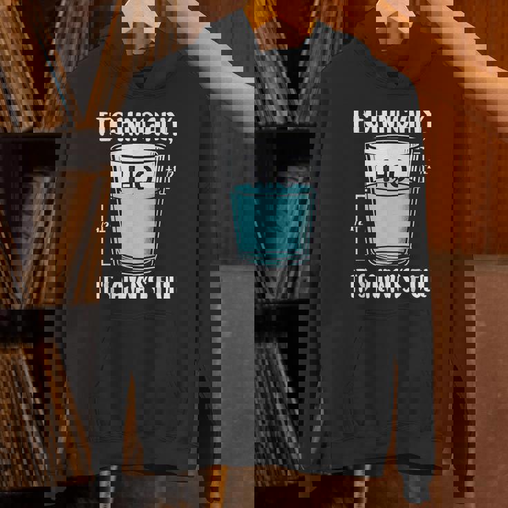 技術的には常に完全な物理科学ユーモア パーカー