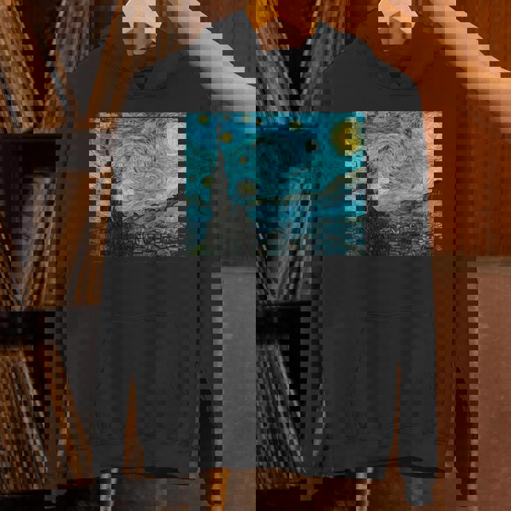 星月夜 ゴッホ 長袖tシャツ パーカー