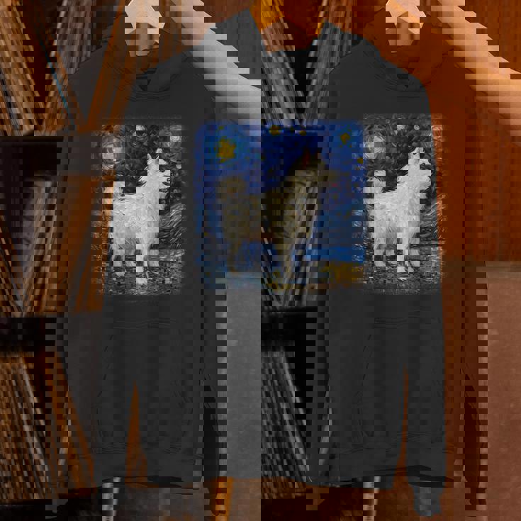 星月夜の犬 ヴァン・ゴッホ サモエド パーカー