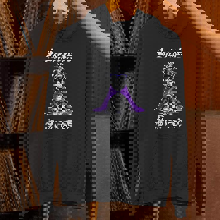 犬のために働いてます シュナウザー グッズ 犬 おもしろ 面白い ネタ 笑える かわいい パーカー