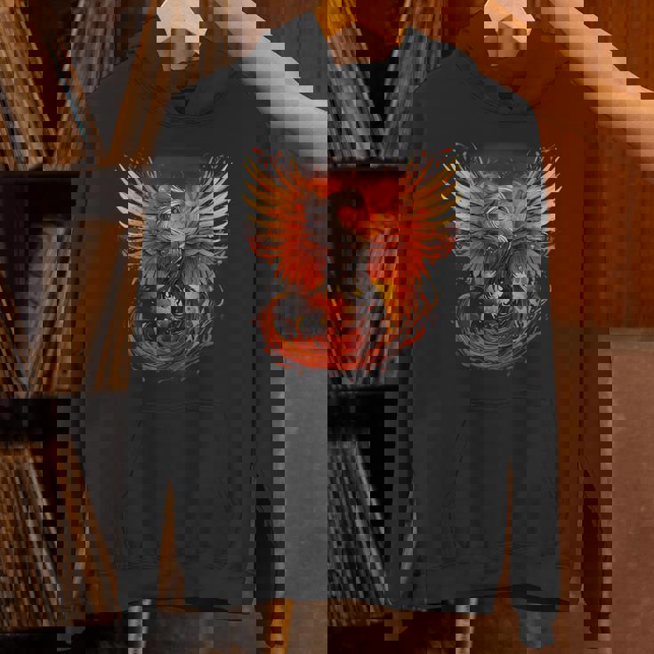 神話の鳥 若返り 不死鳥 芸術作品 ファイヤーバード リボーン パーカー