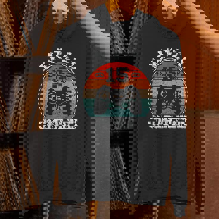 結婚15周年記念 15年目の結婚記念日 結婚15年目 Level 15 Complete パーカー