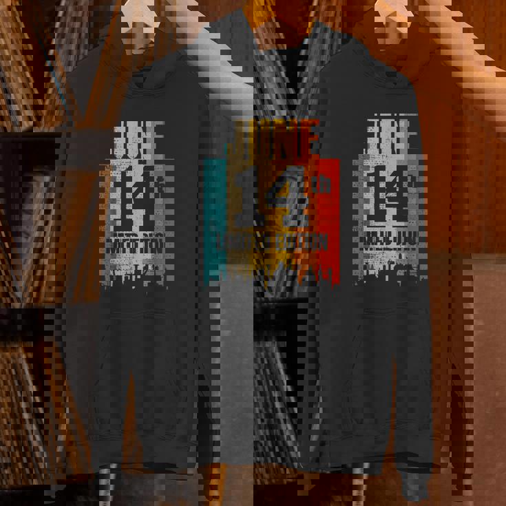 誕生日 6 月 14 日 レトロ ヴィンテージ パーカー