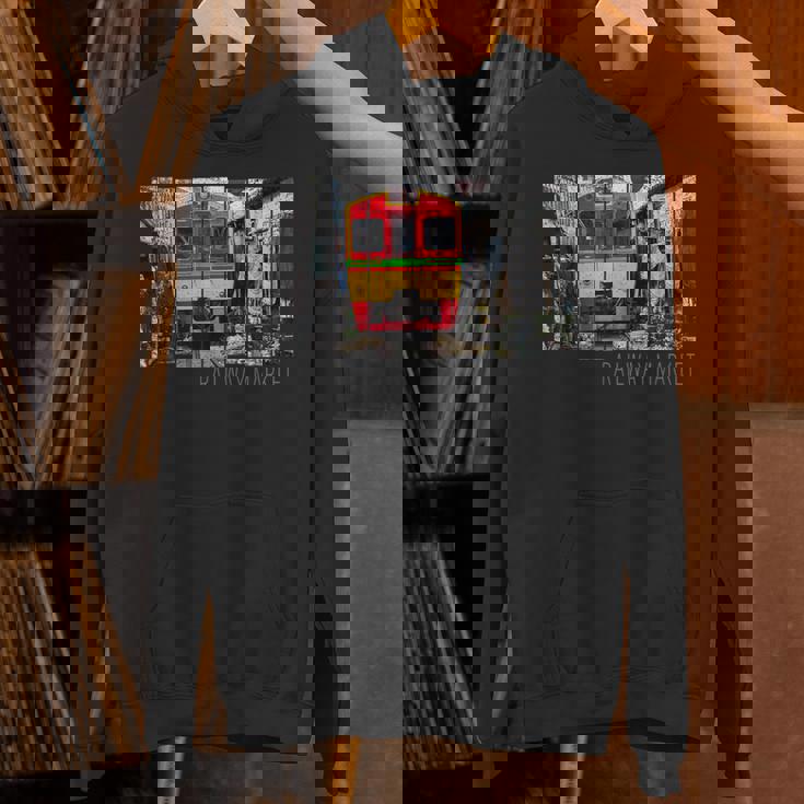 鉄道市場メークロン ヴィンテージ タイ レトロな列車 パーカー