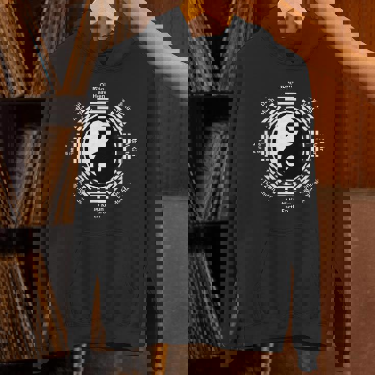 陰陽中国太極拳ギフト風水八卦カンフー パーカー