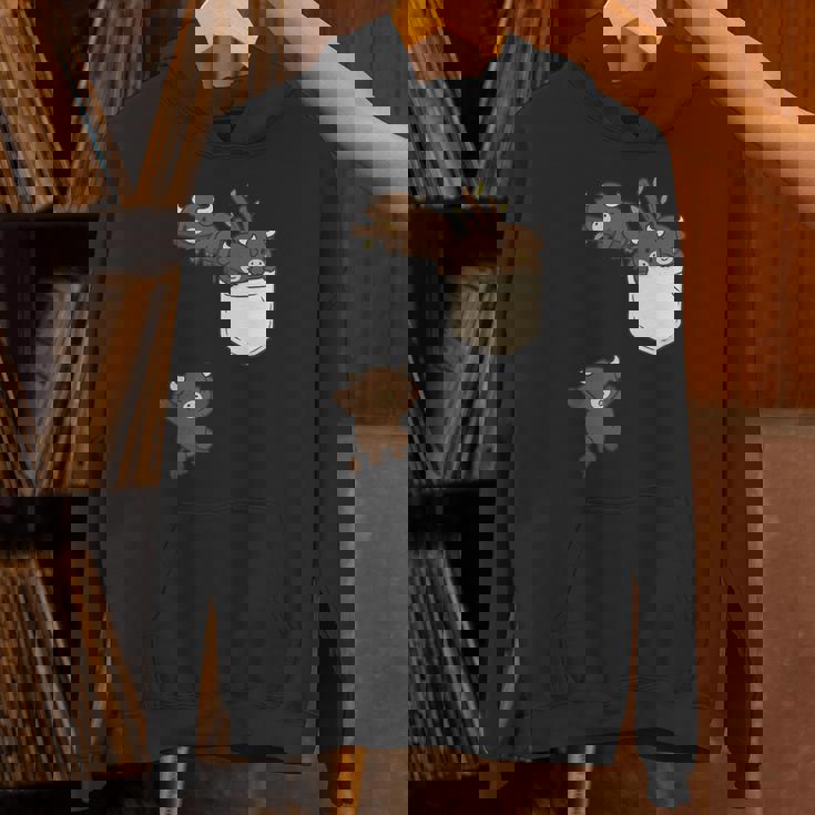 面白いバッファローバイソンかわいい遊び。 パーカー